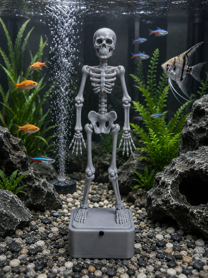 Dancing Skeleton Aquarium Bubbler
