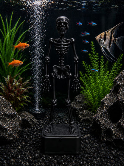 Dancing Skeleton Aquarium Bubbler