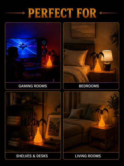 Fire-Breathing Dragon Lamp | Fantasy LED Night Light