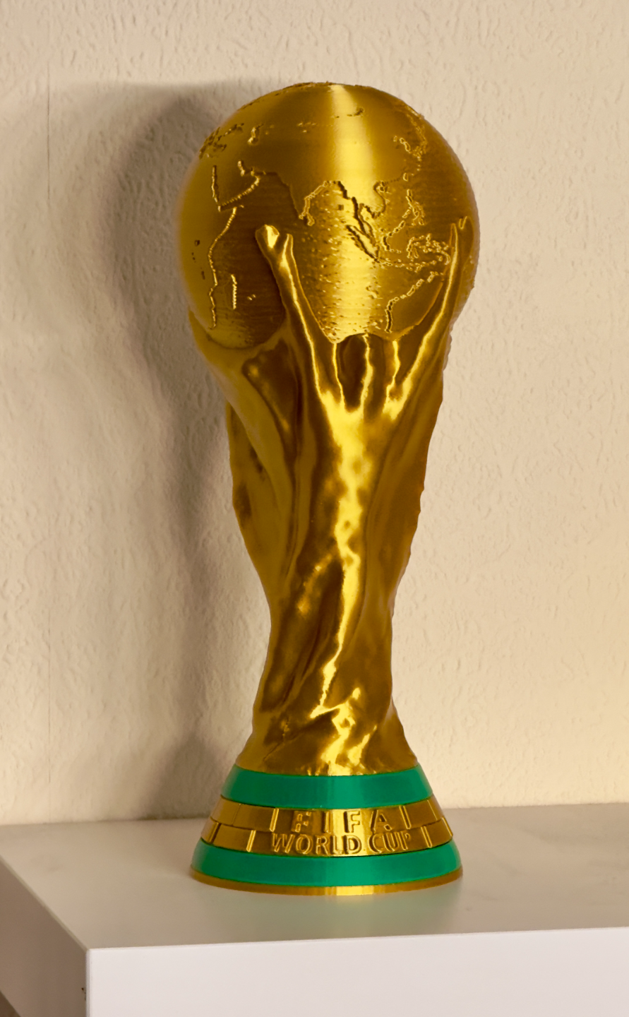 3D Printed FIFA World Cup Trophy Replica — Argentina Squad Collector’s Edition