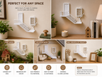Enchanted Miniature Staircase Wall Decor  Decorative Door & Window Wall Art | Luxury Home Accent