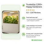 Hydroponic Indoor Herb Garden Kit — USB Grow Light, Auto-Watering, Year-Round