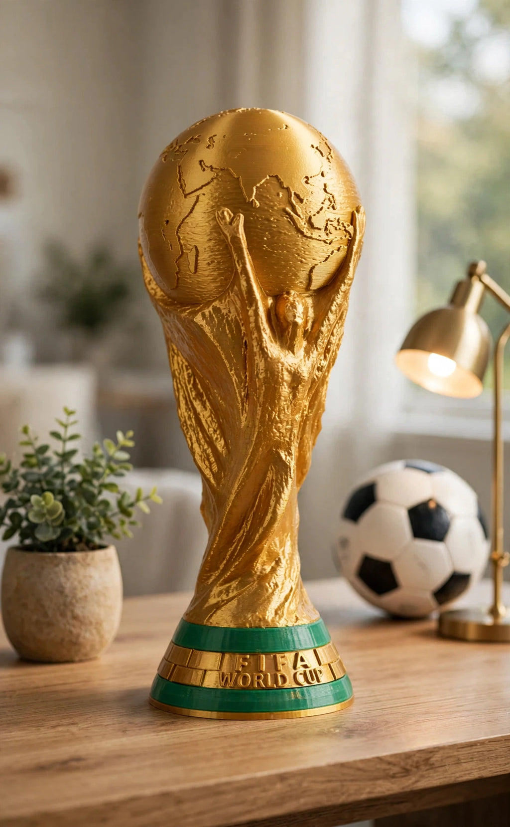 3D Printed FIFA World Cup Trophy Replica — Argentina Squad Collector’s Edition