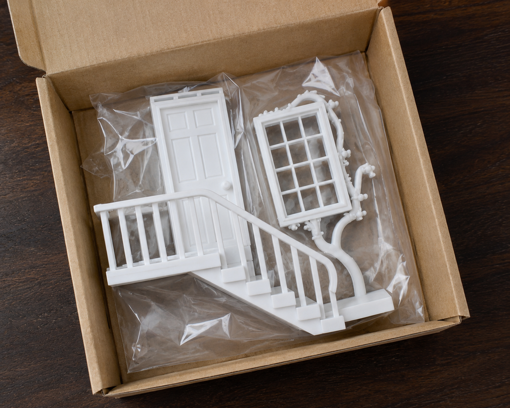 Enchanted Miniature Staircase Wall Decor  Decorative Door & Window Wall Art | Luxury Home Accent